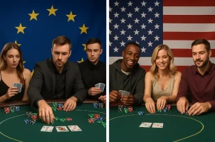 Сравнение покерных турниров в Европе и США: где играть выгоднее?